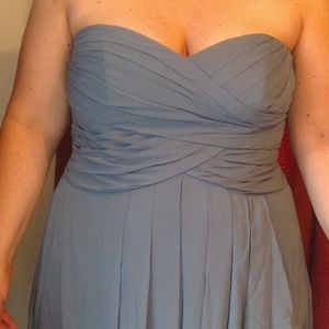 Steel blue dress